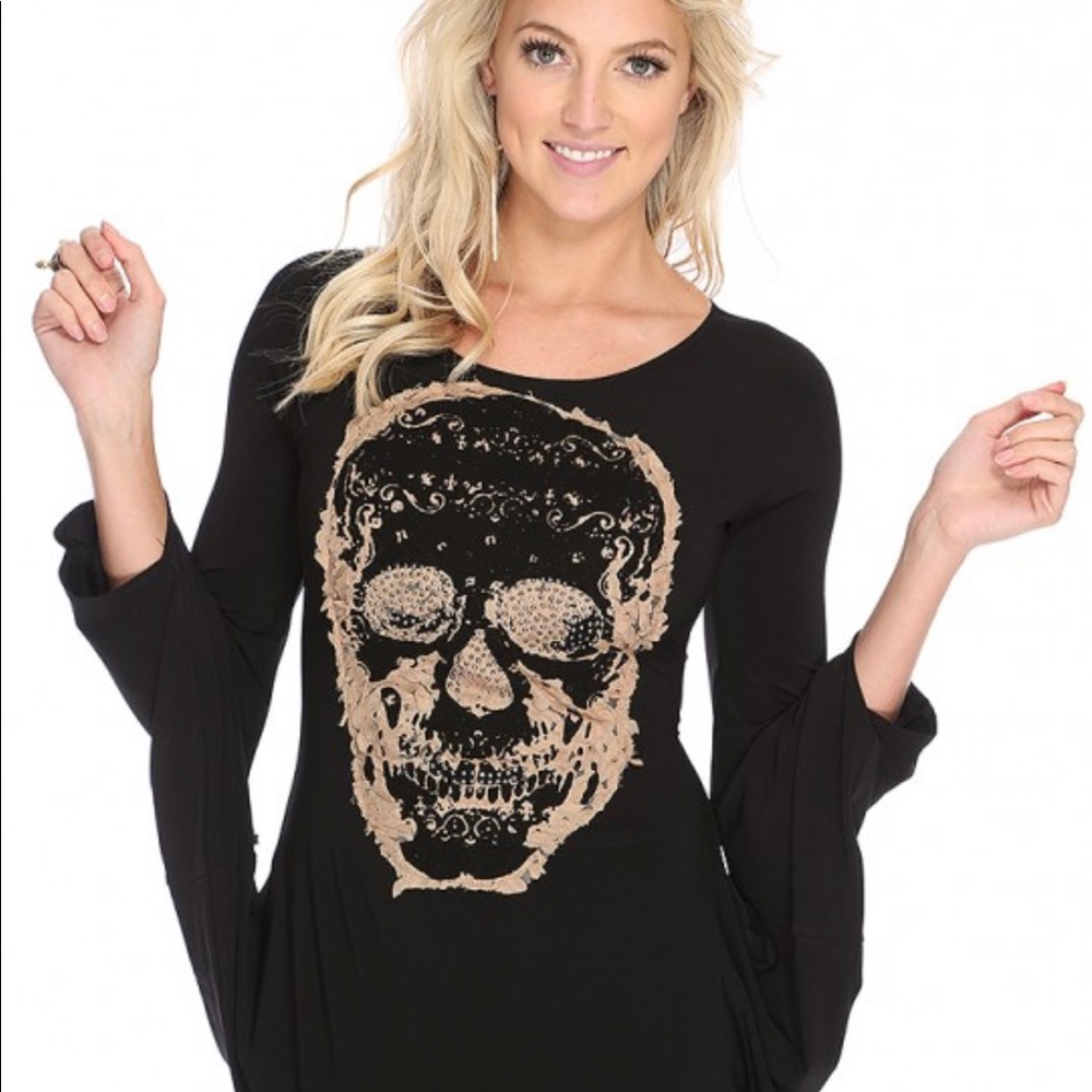 Goth skull dress ☠️💕